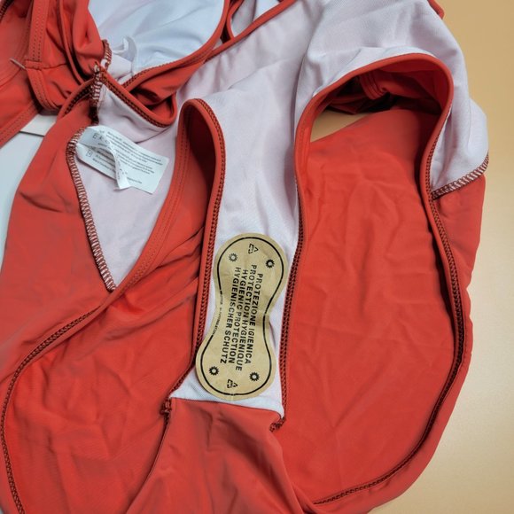 Ekouaer Women's Orange One Piece Swimsuit size XXL NWT - Picture 10 of 11